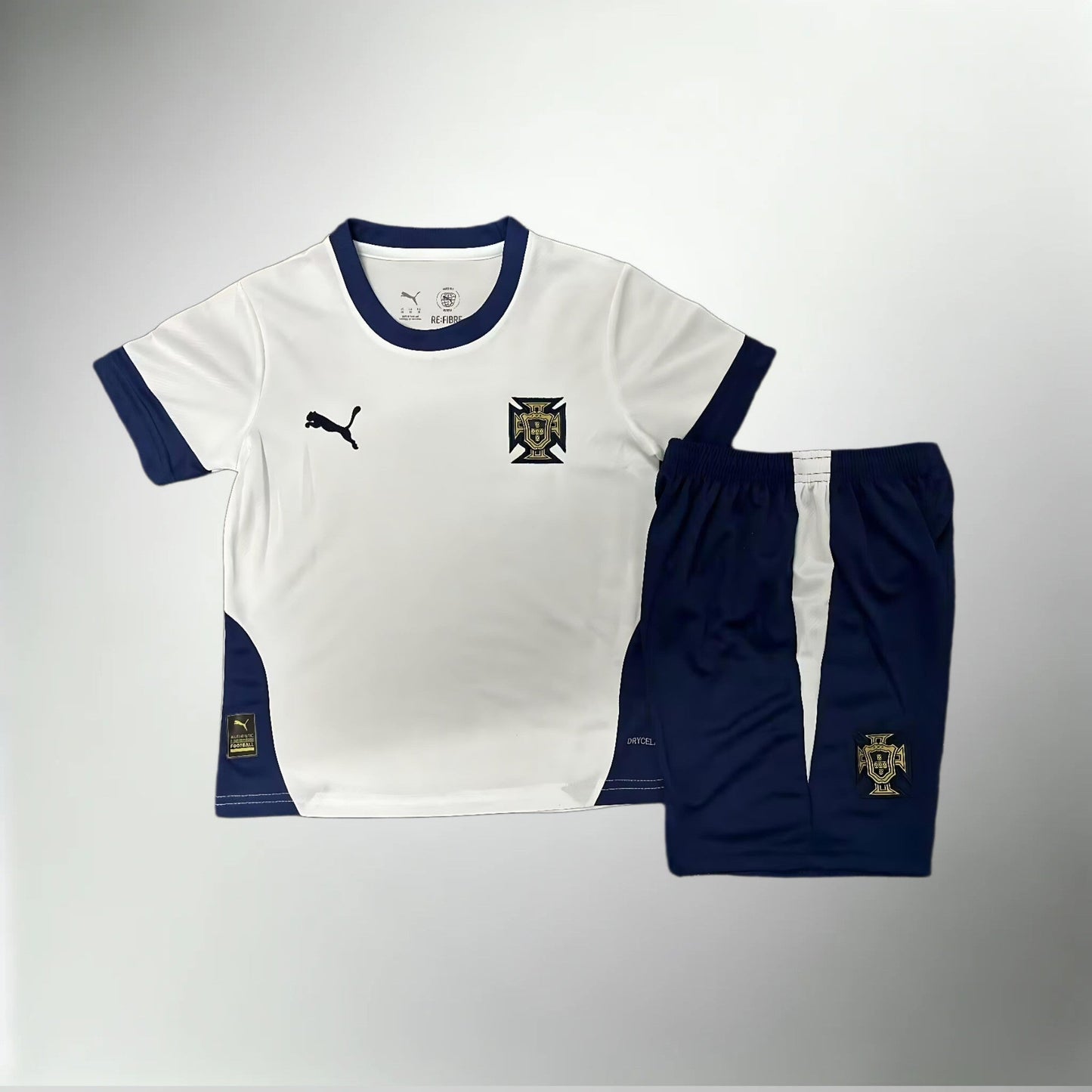 Portugal 2025-2026 White Training Kit Kids Size